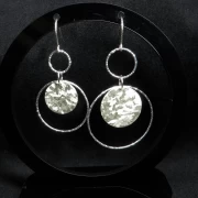 Hängeohrringe Silber