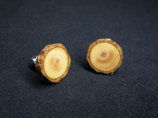 Holzohrringe Stecker