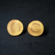 Holzohrstecker schlicht