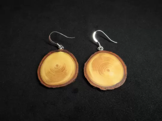Ohrringe Holz
