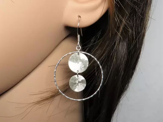 Ohrringe Kreis ineinander