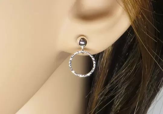 Ohrstecker Kreis klein