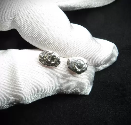 Ohrstecker Nugget Silber