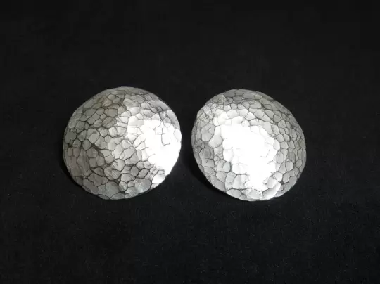 Ohrstecker Silber gewölbt