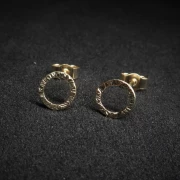 Ohrstecker gold rund