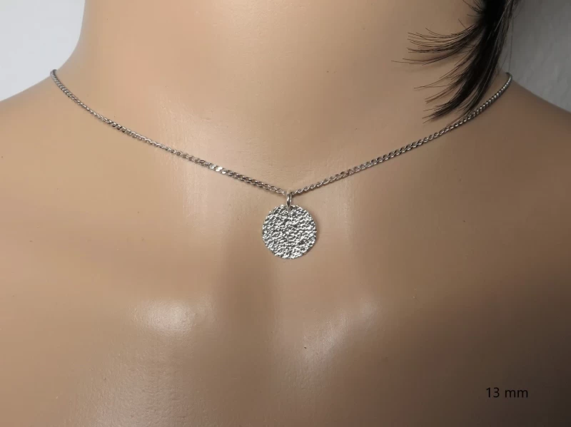 Plättchenkette Silber